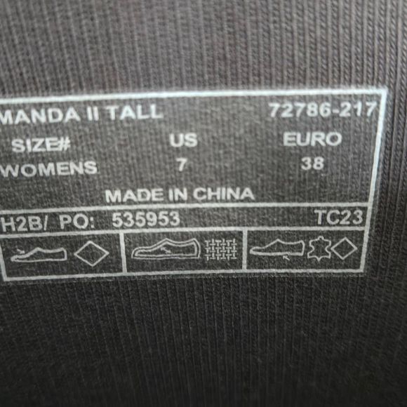 Women's Bogs Amanda II Tall Rain Boots US 7 Red-Orange Black - Picture 7 of 10